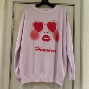 Wildfox Light Pink Pullover Sweatshirt